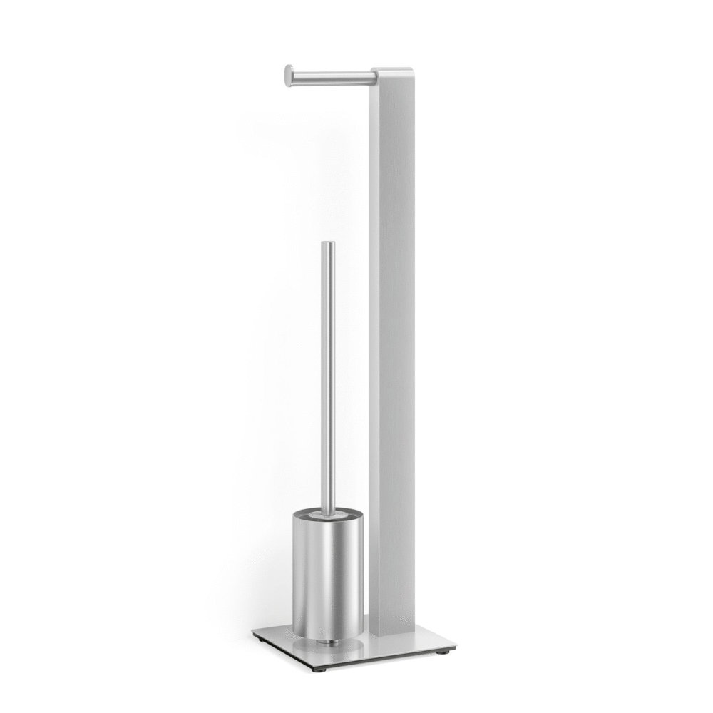 Zack Atore Brushed Stainless Steel Toilet Butler 40417