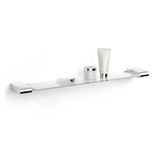 Zack Atore Stainless Steel & Toughened Glass Bathroom Shelf