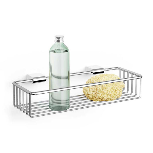 Zack Atore Polished Stainless Steel 36.8 cm Wall Shower Basket 40464