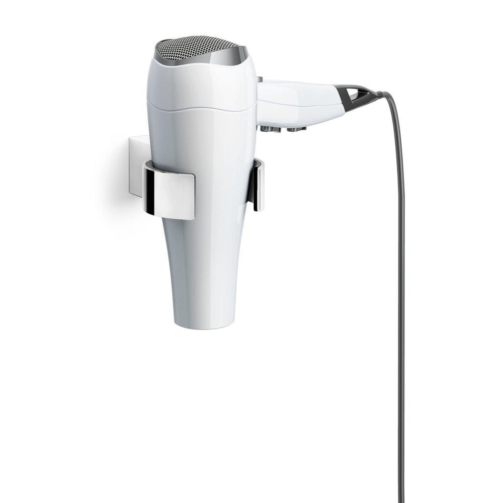 Zack Atore Polished Stainless Steel Hair Dryer Holder 40467