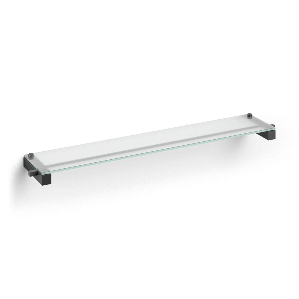Zack Carvo Powder Coated Black Stainless Steel Bathroom Shelf 40506