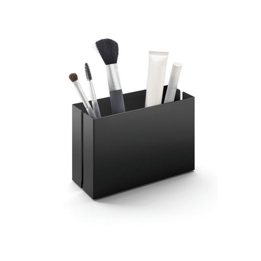 Zack Potes 15 cm Black Stainless Steel Makeup Utensil Box 40535