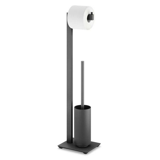 Zack Linea Black Stainless Steel Toilet Butler 40572