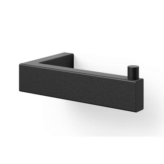 Zack Linea Black Stainless Steel Toilet Roll Holder 40590