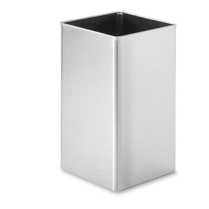 Zack Angolo Brushed Stainless Steel Waste Paper Basket 50477