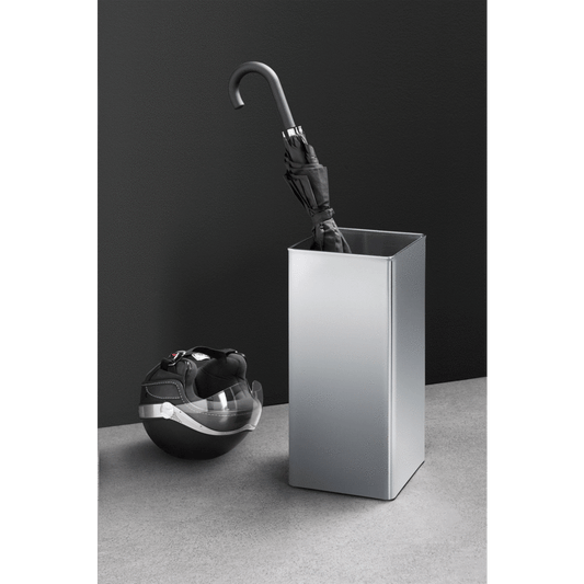 Zack Angolo Premium Brushed Stainless Steel Umbrella Stand - Professional Quality