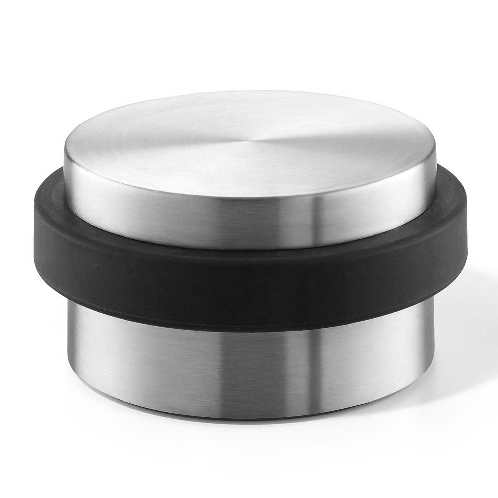 Zack Argos Brushed Stainless Steel Door Stop 50618