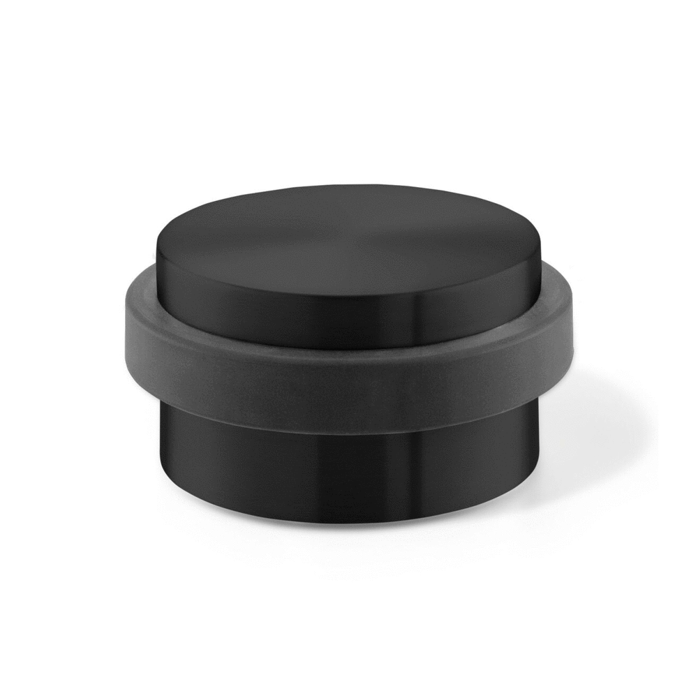 π Premium Zack Argos Black Stainless Steel Door Stop - 10.5cm German Engineering Excellence