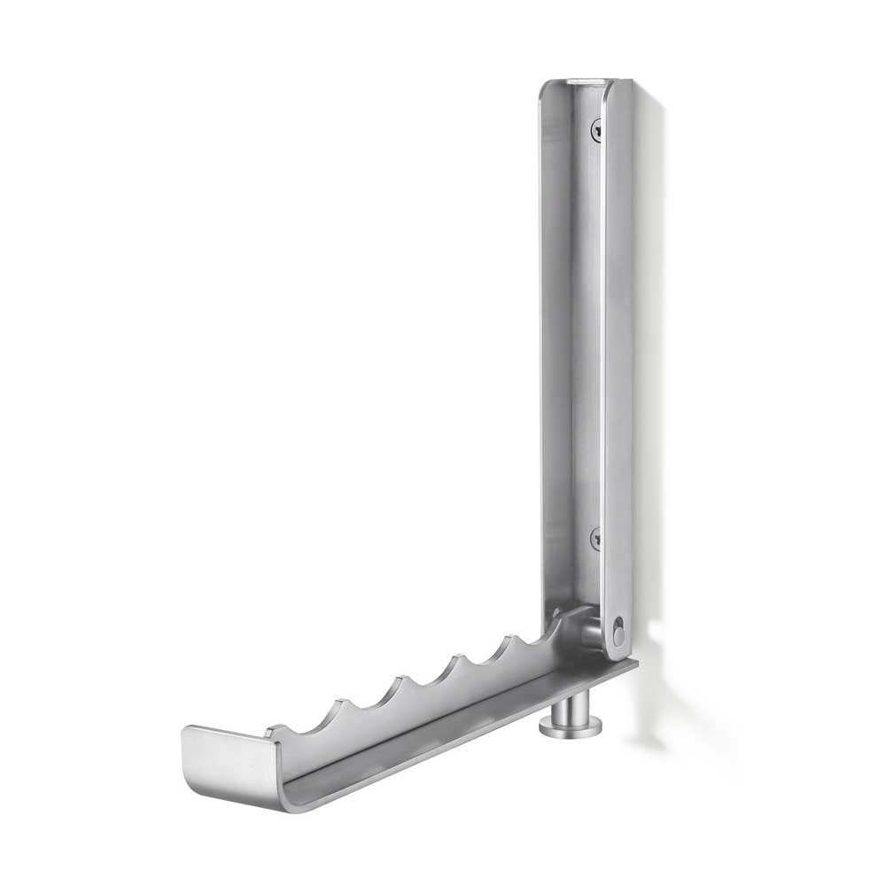 Zack Canzo Brushed Stainless Steel Wall Coat Hanger 50680