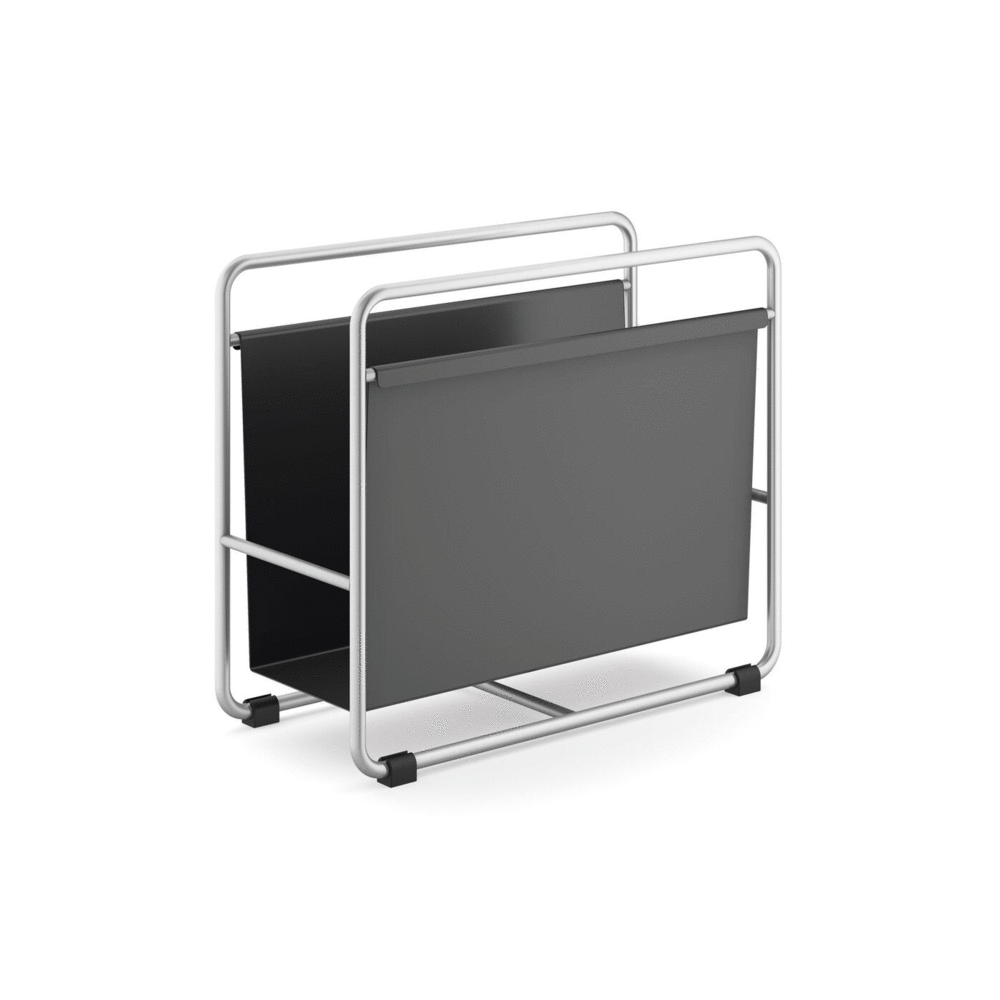 Zack Mecor Sophisticated Black Magazine Rack - Premium Steel Design