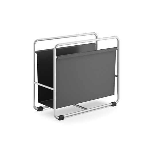 Zack Mecor Sophisticated Black Magazine Rack - Premium Steel Design