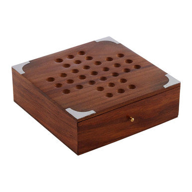 Churchill Games Sheesham Wood Solitaire Game