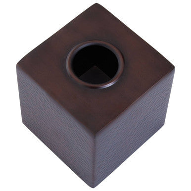 Allegra Bronze Hammered Aluminium Tissue Box 13 cm