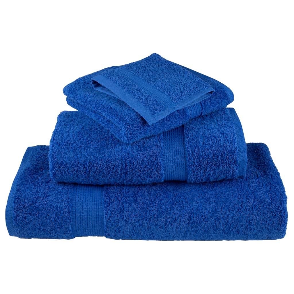 🏆 Premium Luxury Towels SOLUND 2pcs Blue 100x200cm 600gsm ✨ Ultra-Soft Egyptian Cotton Bath Towels