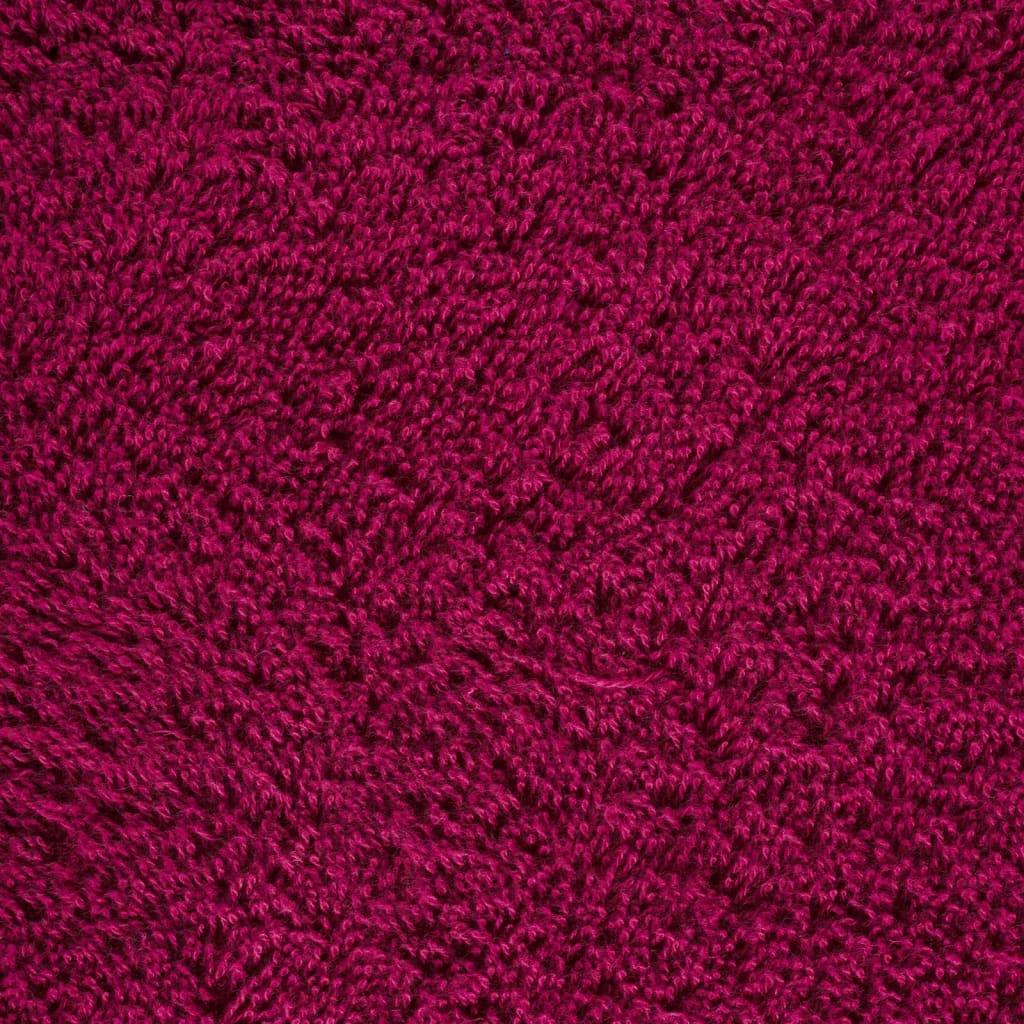 🏆 Premium Luxury Towels SOLUND 4pcs Bordeaux 100x200cm 600gsm ✨ Ultra-Soft Egyptian Cotton Bath Towels