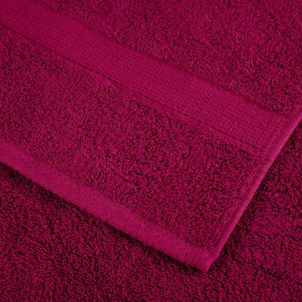 🏆 Premium Luxury Towels SOLUND 4pcs Bordeaux 100x200cm 600gsm ✨ Ultra-Soft Egyptian Cotton Bath Towels