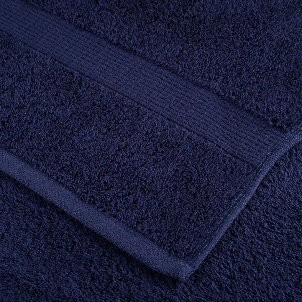 🏆 Premium Luxury Towels SOLUND 2pcs Navy Blue 100x200cm 600gsm ✨ Ultra-Soft Egyptian Cotton Bath Towels