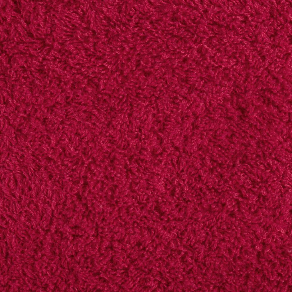 🏆 Premium Luxury Towels SOLUND 4pcs Red 100x200cm 600gsm ✨ Ultra-Soft Egyptian Cotton Bath Towels
