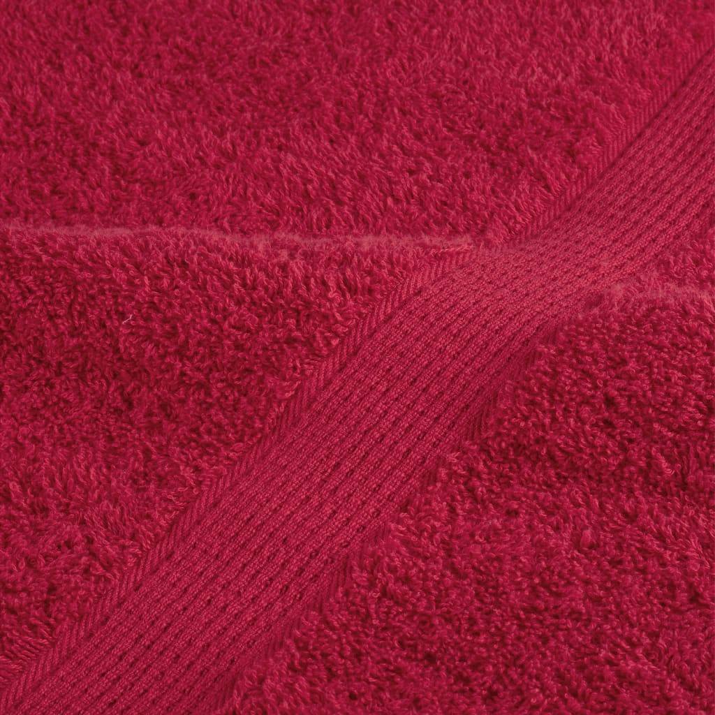 🏆 Premium Luxury Towels SOLUND 4pcs Red 100x200cm 600gsm ✨ Ultra-Soft Egyptian Cotton Bath Towels