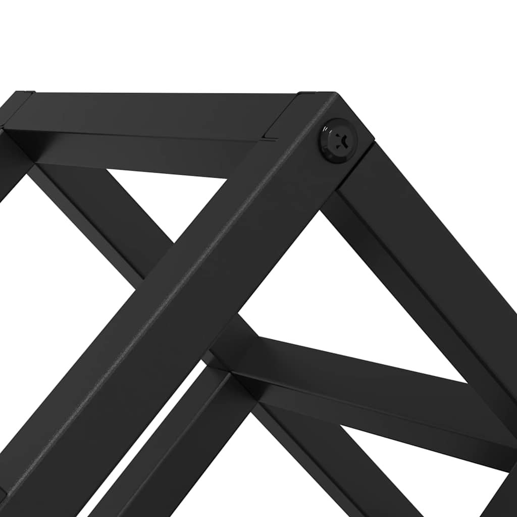 Wine Rack for 9 Bottles - 63 x 16.5 x 25 cm - Powder-coated Steel