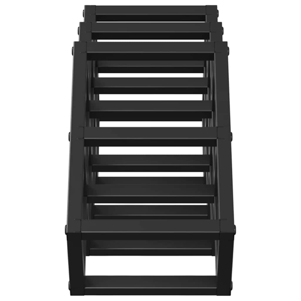 Wine Rack for 9 Bottles - 63 x 16.5 x 25 cm - Powder-coated Steel
