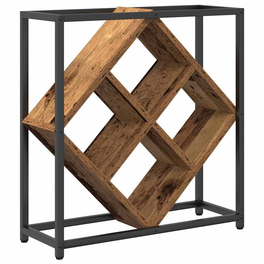 Wine Rack Old Wood 51x18x52,5 cm Engineered Wood
