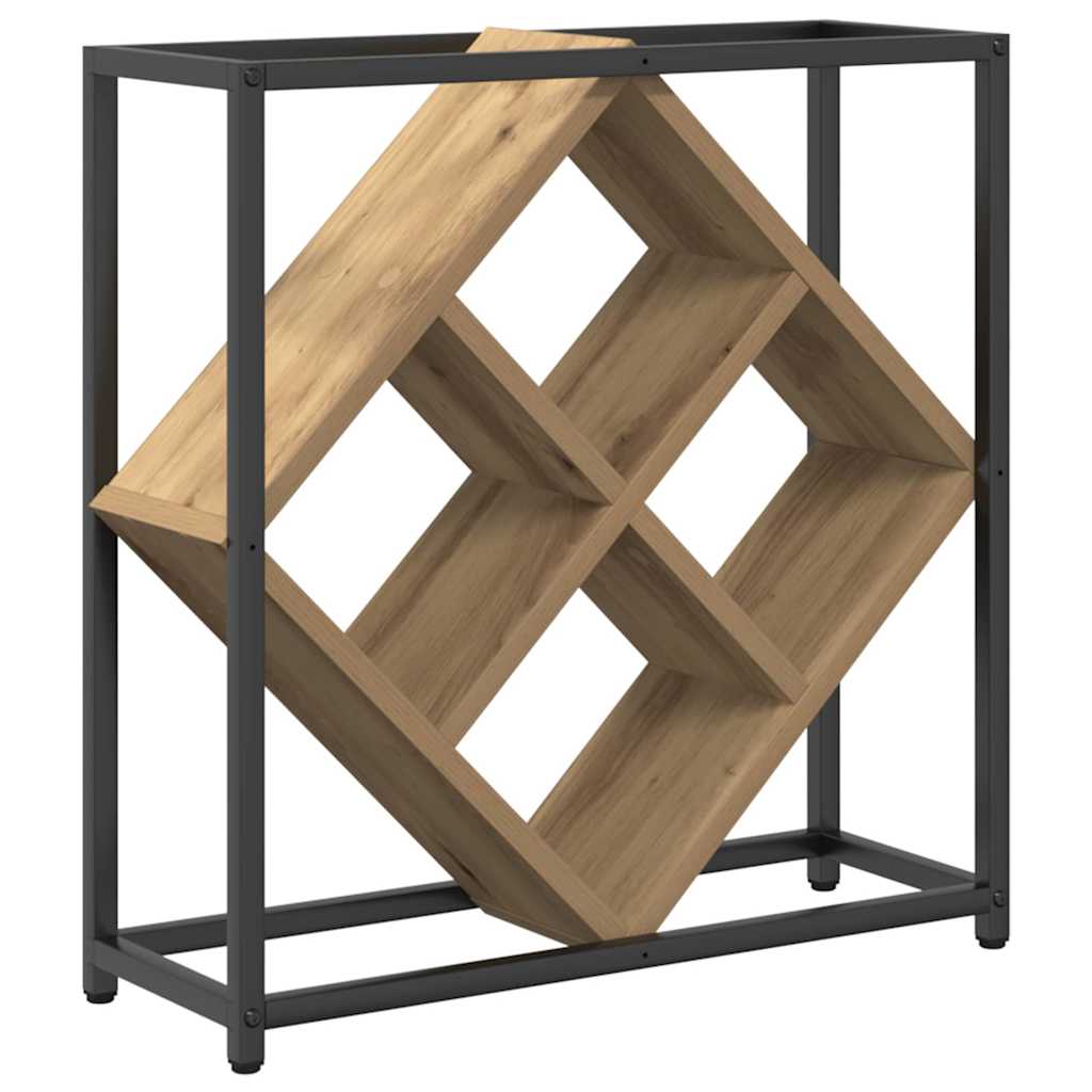 Wine Rack Artisan Oak 51x18x52,5 cm Engineered Wood