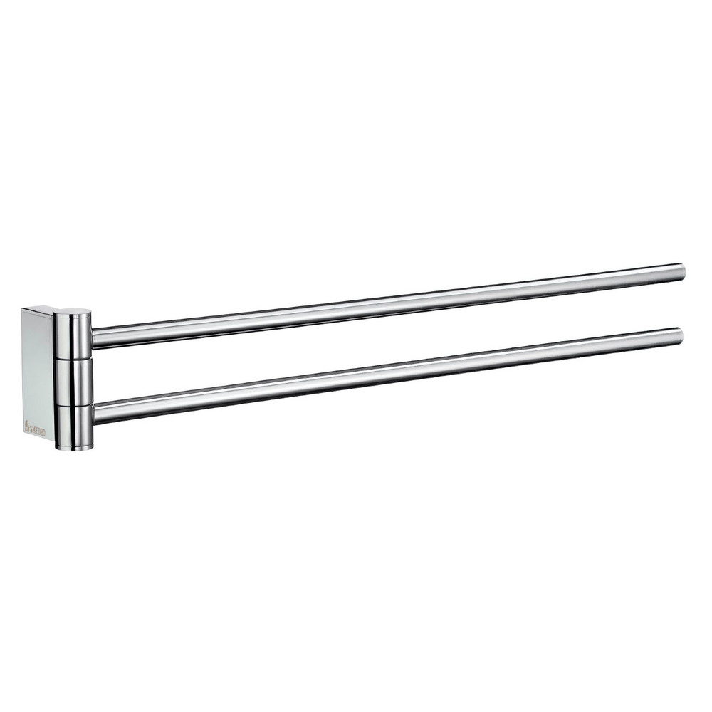 Smedbo Air Polished Chrome Swing Arm Towel Rail AK326