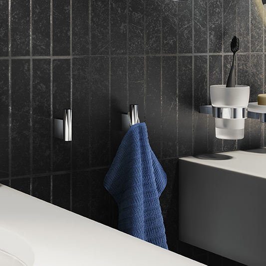 Smedbo Air Polished Chrome Towel Hook AK355