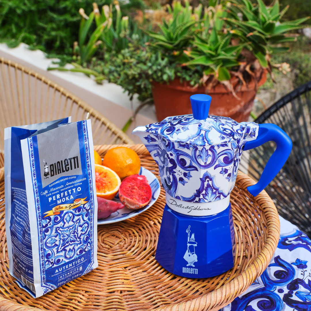 Bialetti X Dolce&Gabbana Blue Mediterranean Moka Express