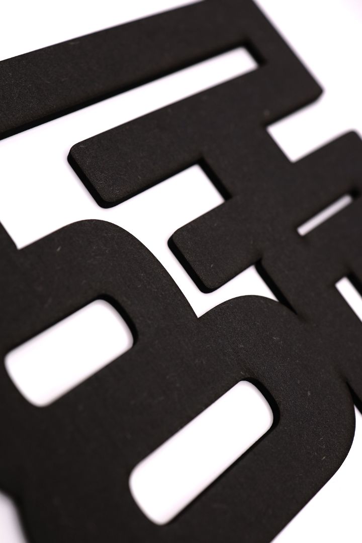 Luxury 'The Loo' Black Bathroom Sign