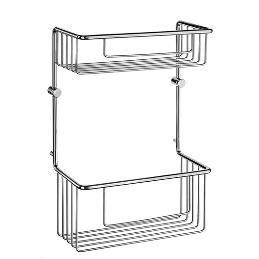 Smedbo Sideline Polished Chrome Double Shower Basket DK1031