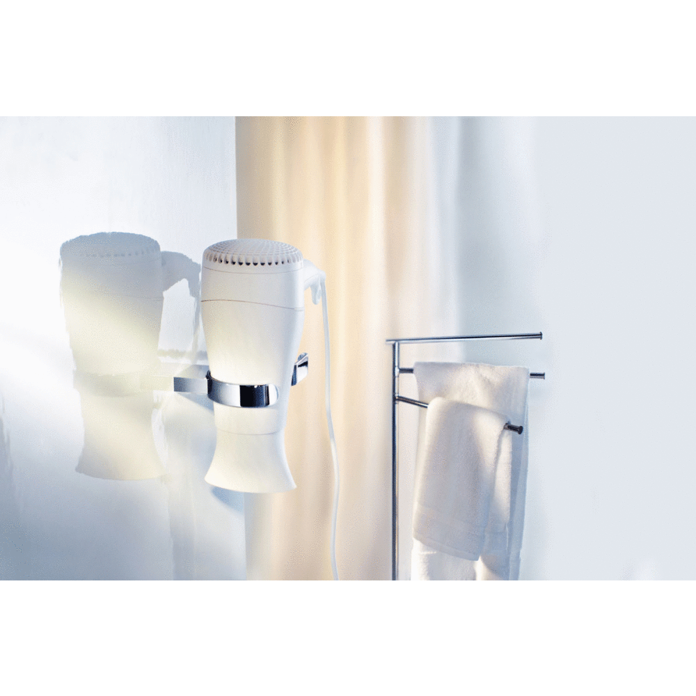 Smedbo Outline Lite Polished Chrome Towel Stand FK604