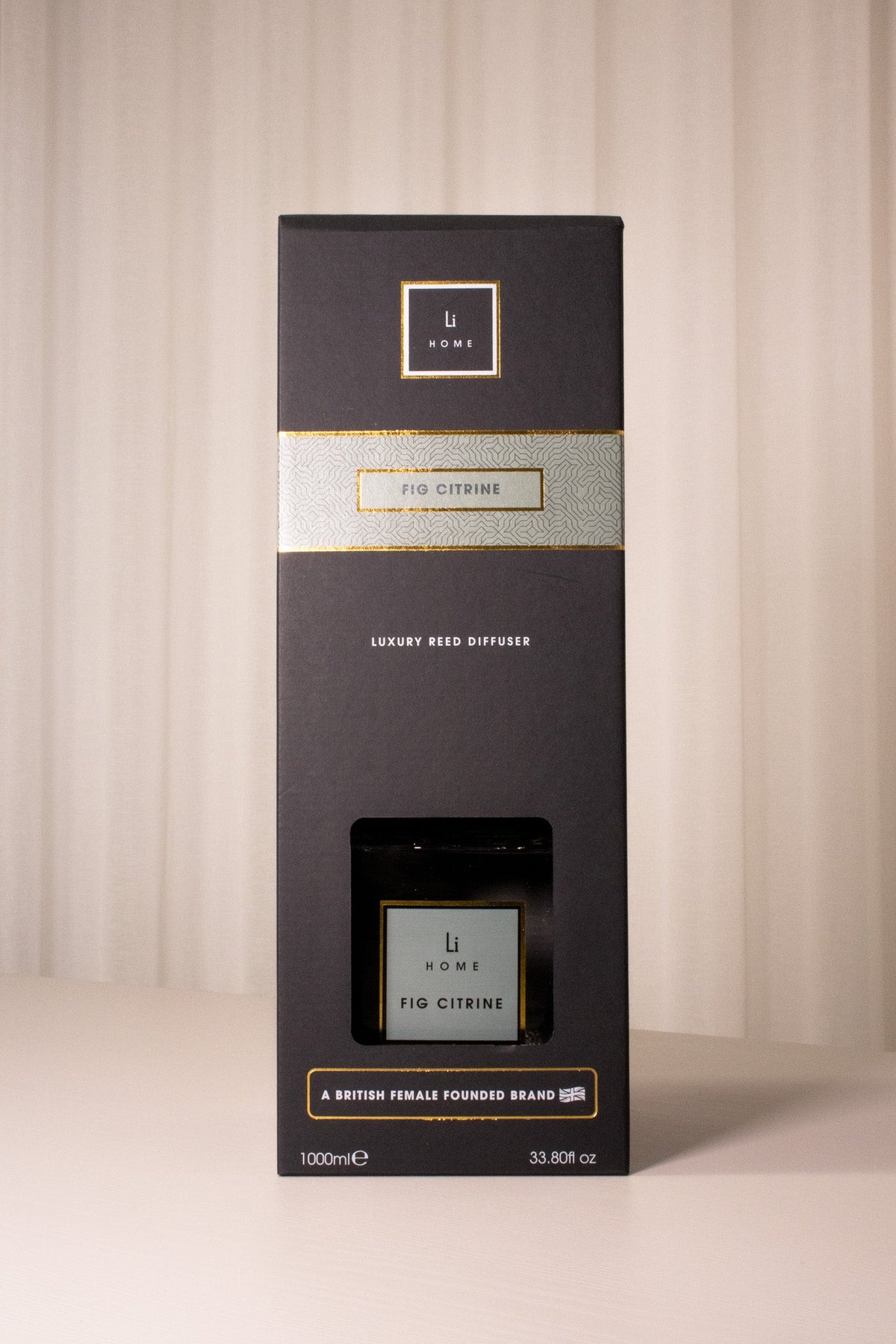 Lifestyle Home Collection Fig Citrine Square Reed Diffuser