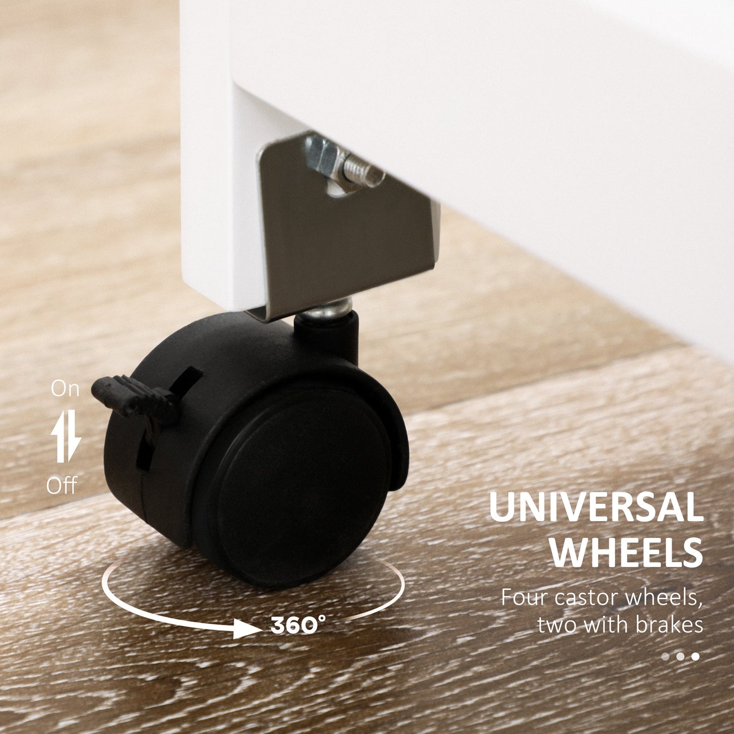 🍽️ Compact Kitchen Trolley Cart - Wine Rack & Wheels 🍷