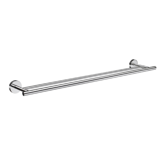 Smedbo Home Polished Chrome 65 cm Double Towel Rail HK3364