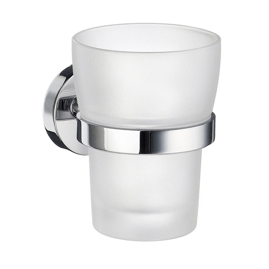 Smedbo Home Polished Chrome Tumbler & Holder HK343