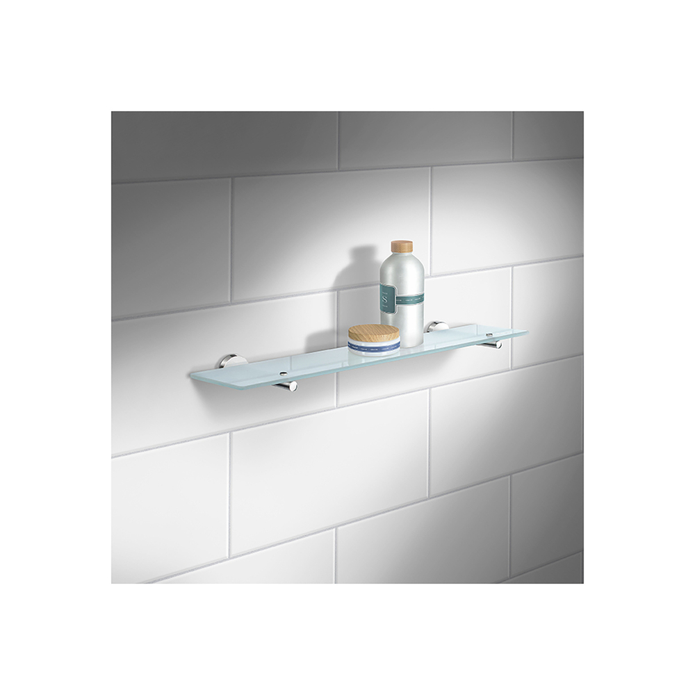 Smedbo Home Polished Chrome Bathroom Shelf HK347