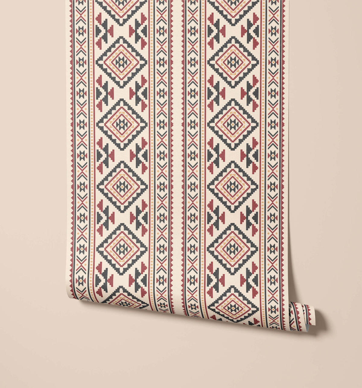 Bobbi Beck Izel Southwestern Diamond Wallpaper