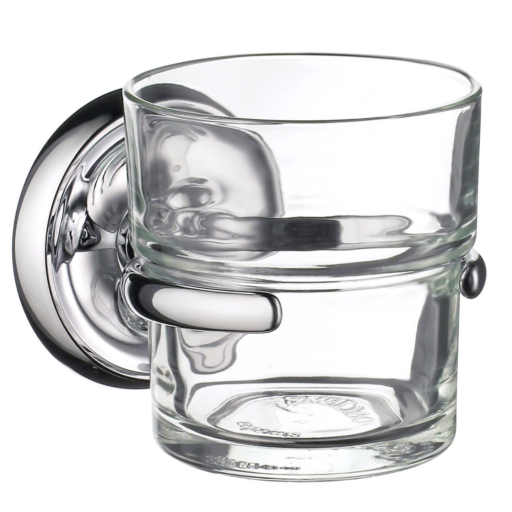 Smedbo Villa Polished Chrome Tumbler & Holder K243