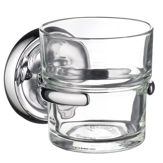 Smedbo Villa Polished Chrome Tumbler & Holder K243