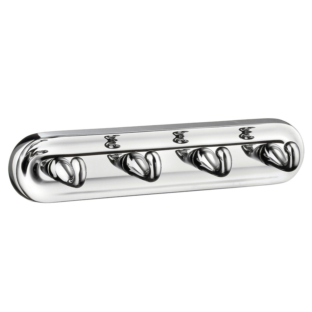 Smedbo Villa Polished Chrome Quadruple Hook Rack K259