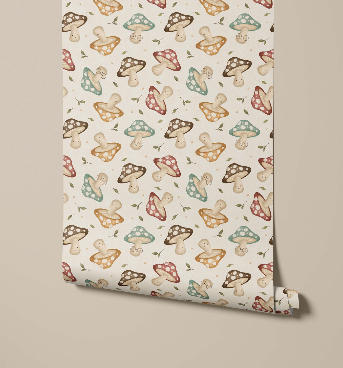 Bobbi Beck Morel Mushroom Character Wallpaper