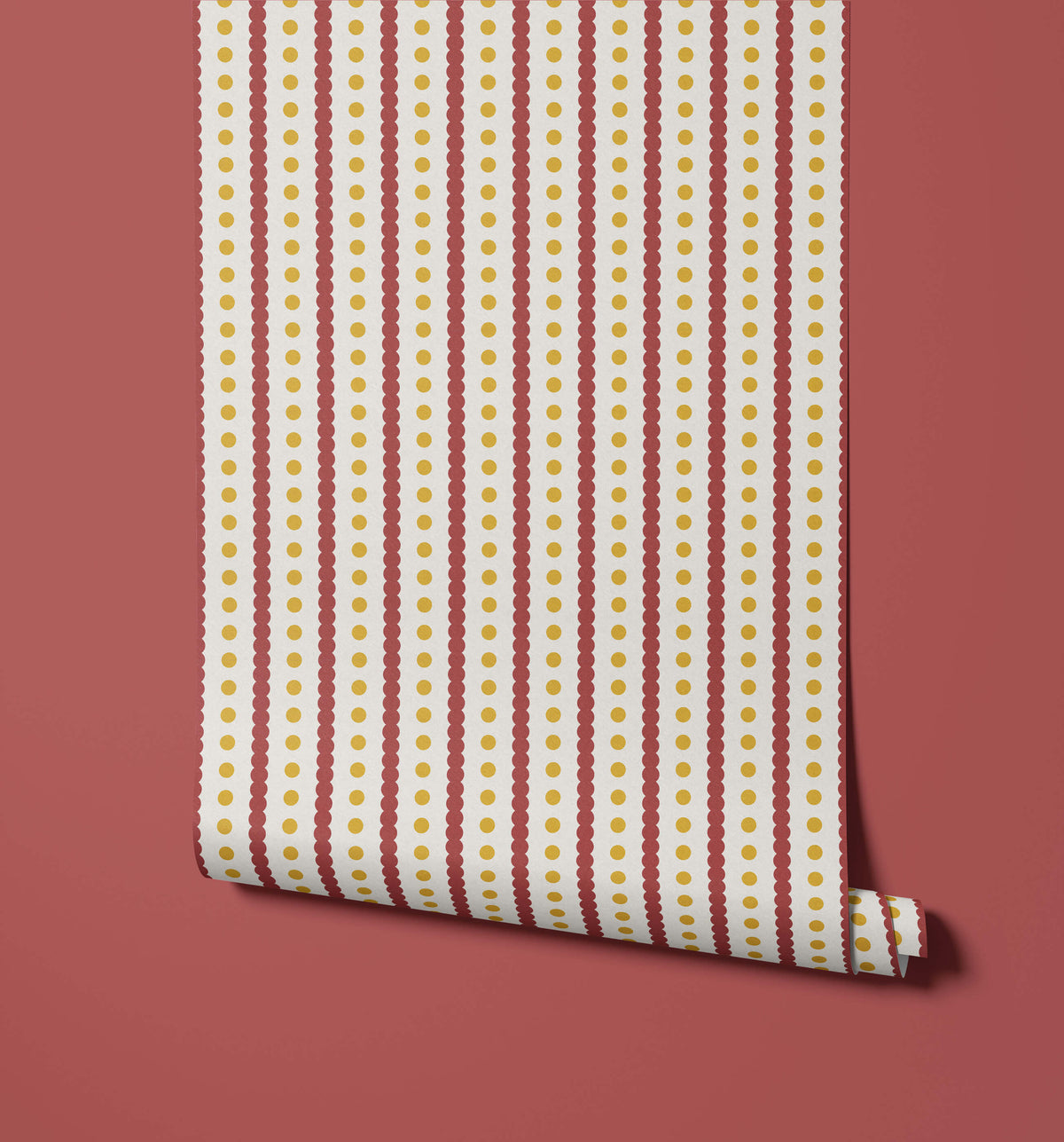 Bobbi Beck Pip Dot Stripe Wallpaper