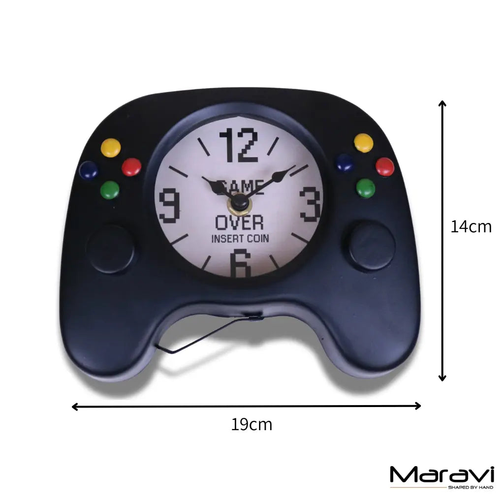 Sareka Games Controller Clock, Tabletop or Wall-Mounted