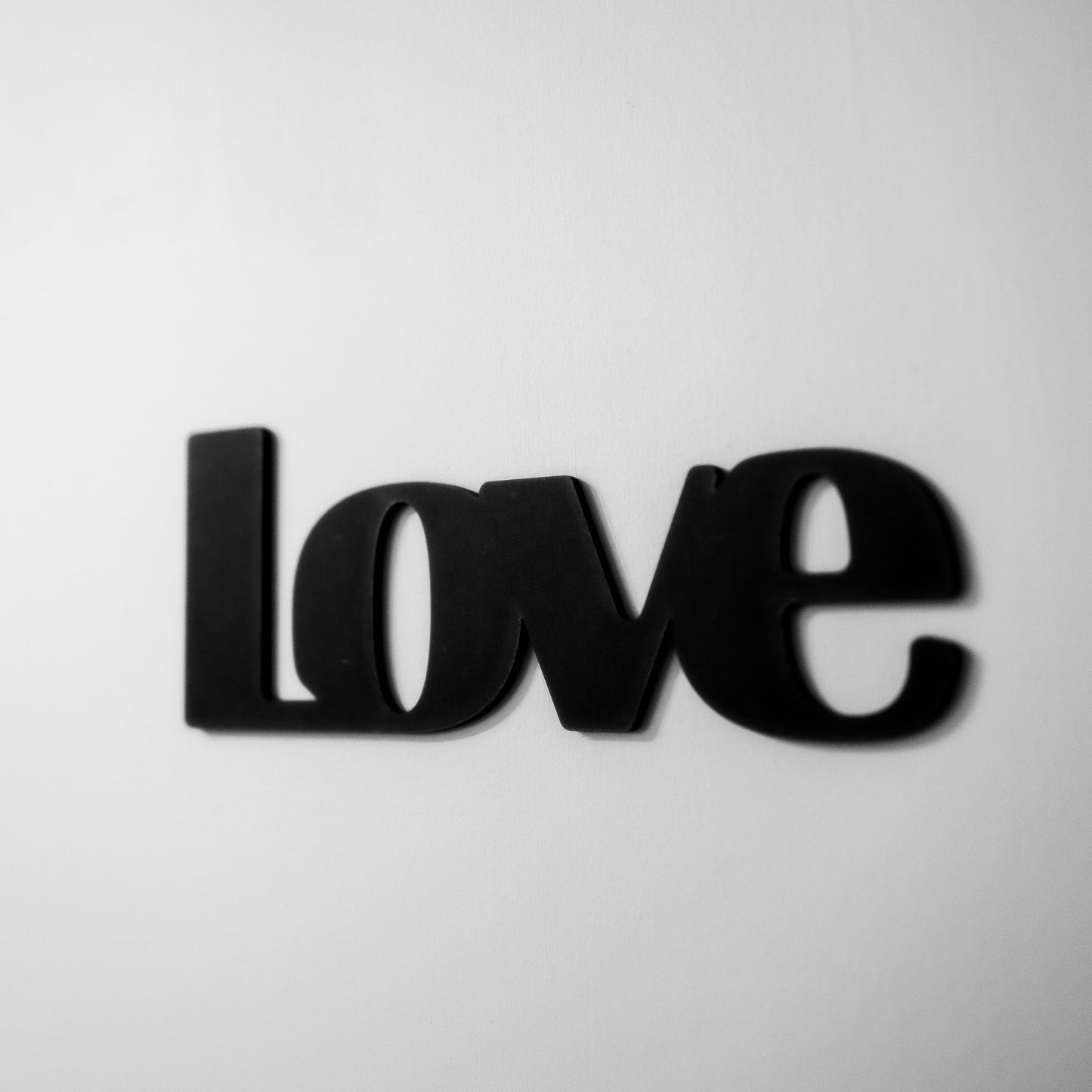 Love Text Wall Art Home Decor Sign