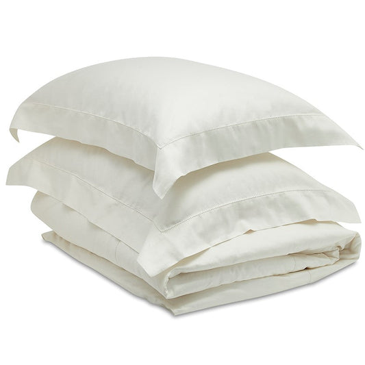 Dormitory Venice Vanilla Sateen Duvet Cover, Pillowcases & Flat Sheet