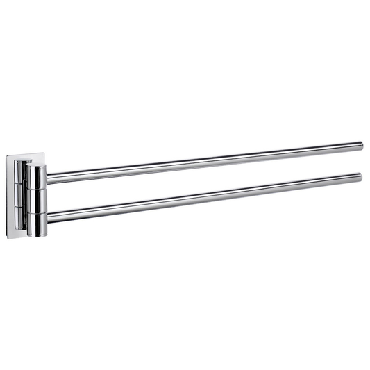 Smedbo Pool Polished Chrome 44 cm Swing Arm Towel Rail ZK326