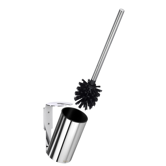 Smedbo Pool Polished Chrome Wall Toilet Brush ZK332
