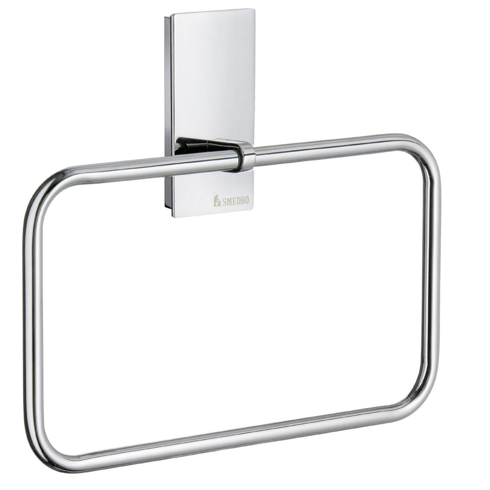 Smedbo Pool Polished Chrome Towel Ring ZK344